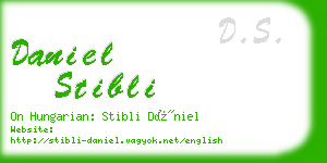 daniel stibli business card